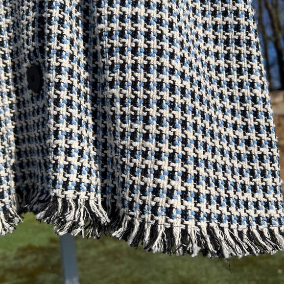 ZARA Tweed Button-Front Pinafore Mini Dress - Picture 10 of 16